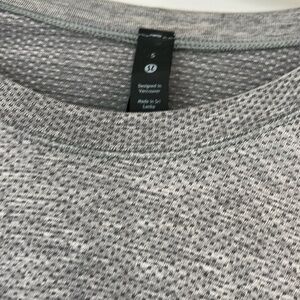 Lululemon Gray Crew Neck Sweater